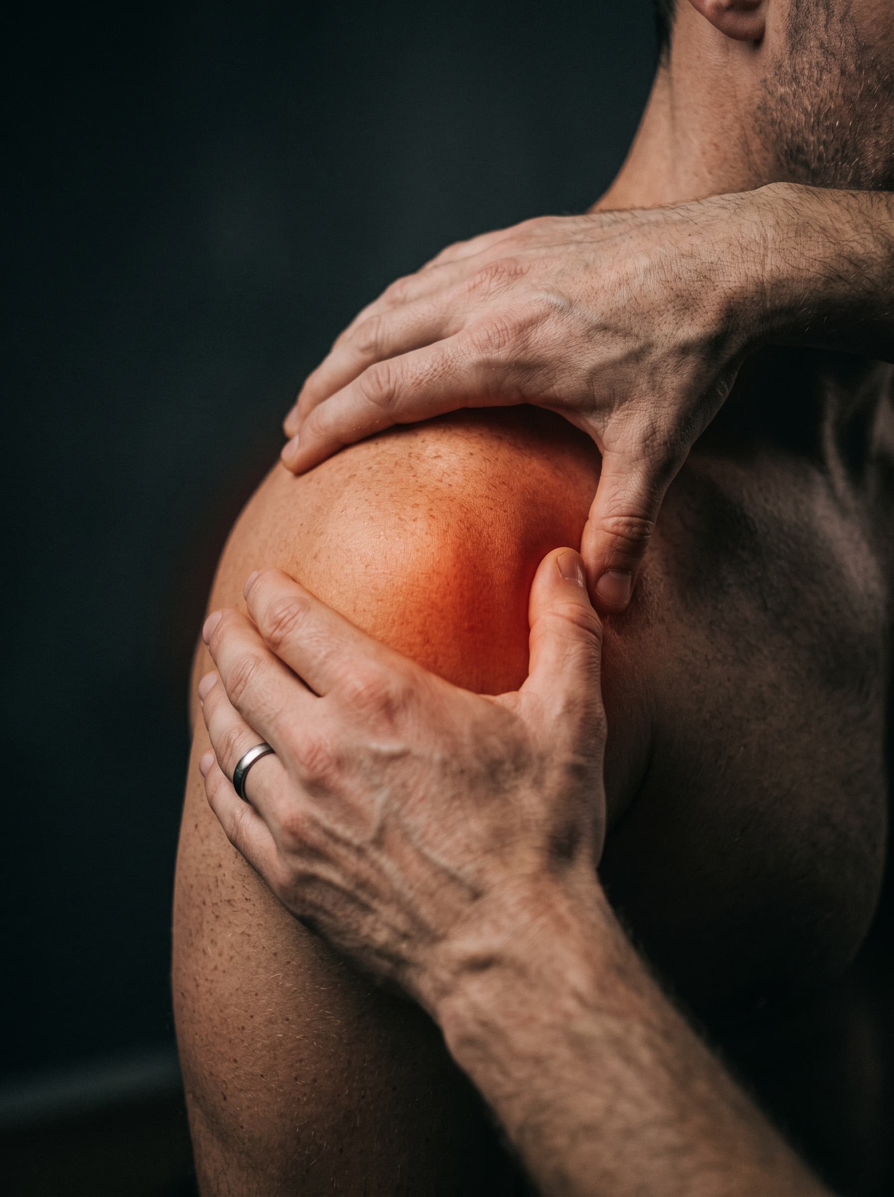 أخصائي علاج طبيعي أثناء جلسة تأهيل في مركز ريكفري هب الطبي